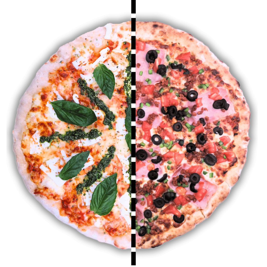 Pizza Familiar Por Mitades