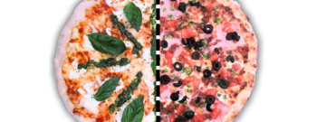 Pizza Mediana Por Mitades